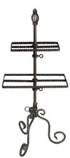 Raw Steel Earring Display