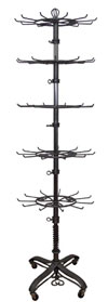 Raw Steel 5-Tier Spinner Rack