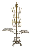 Combo Ladies Metal Torso Form with Base
