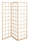 3-Panel Grid Screen - Natural or Stained