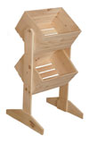 2-Crate Display - Natural