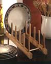 Finished Hardwood Dowel Rack, 5 Step