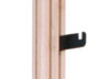 Straight Bracket, 4" - Black