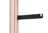 Straight Bracket, 12" - Black