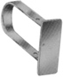 Rectangular End Cap Satin Chrome