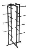 Lingerie Display - Brushed Chrome Tower