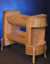 Space Saver Dump Barrel Display