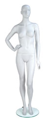 Eve Mannequin Right Hand on Hip Cameo White