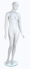 Eve Mannequin Arms by Side Right Leg Forward Cameo White