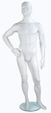 Gene Mannequin Right Hand on Hip Cameo White