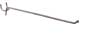 Pegboard Hook 10"L