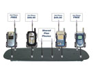 M.C.S 4 Group Cell Phone Display Station Complete
