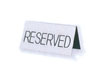 Engraved Reserved Table Sign