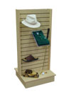 Premium Tombstone Slatwall Display with Caster Kit