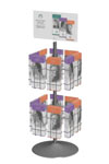 Revolving Rack - Spinning Counter Literature Holder, 4" x 9"