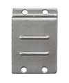 Raw Steel Slatwall Back Plate