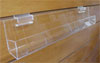 Tilt Back Slatwall Shelf 23.75" Ends Closed