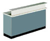 Showcase Wrap Counter with Ledge Top