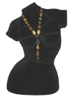Dancing Lady Paper Mache Jewlery Display