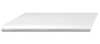 White Bullnose Shelving - 48"L