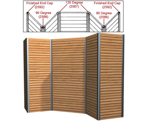 Slatwall Connectors