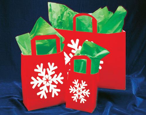 Big Snowflake Bags and Shopping Bags