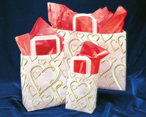 Golden Hearts Bags and Shopping Bags