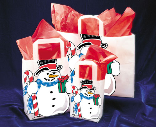 Jolly Snowman Gift Bags and Shopping Bags