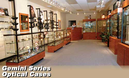 Gemini Optical Display Cases