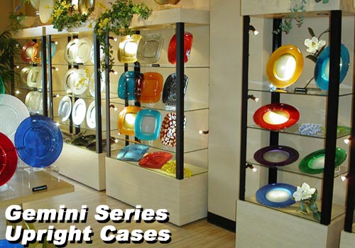 Gemini Upright Display Cases
