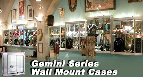 Gemini Wall Mount Display Cases