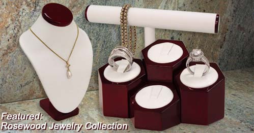 Rosewood Jewelry Display