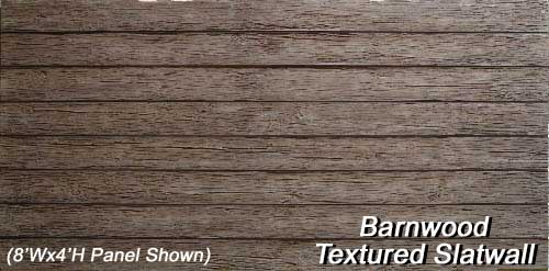 BarnwoodTextured Slatwall
