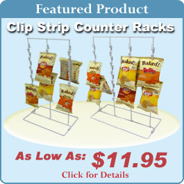 Clip Strip Counter Rack