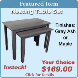 Retail Nesting Display Tables