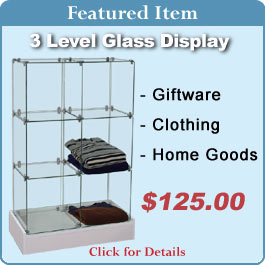 Glass Cube Display
