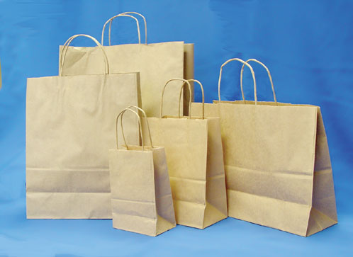 Kraft Natural Shopping Bags