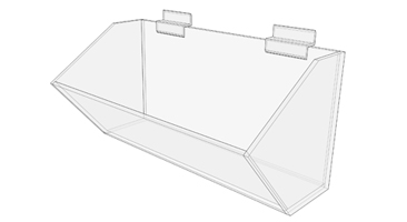 Acrylic Slatwall Displays