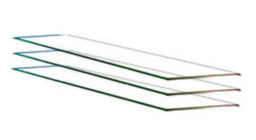 Slatwall Glass Shelves