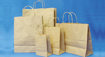 Natural Kraft Shopping Bags
