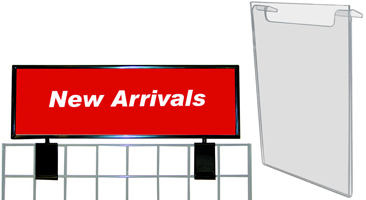 Gridwall Cardholders & Gridwall Signholders