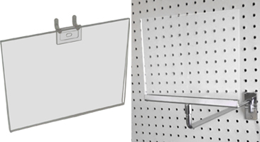 Pegboard Sign Holders