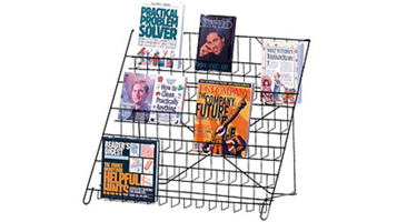 Book and Magazine Rack - Countertop