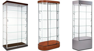 Upright Display Cases
