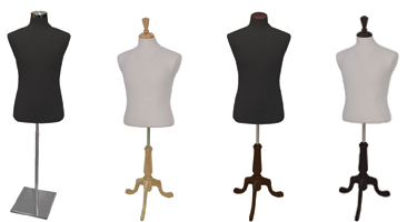 Floor Standing Men's Clothing Forms