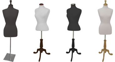 Floor Standing Women's Clothing Forms