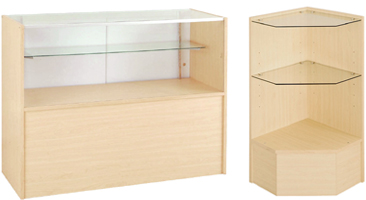 Knockdown Economy Manhattan Display Cases