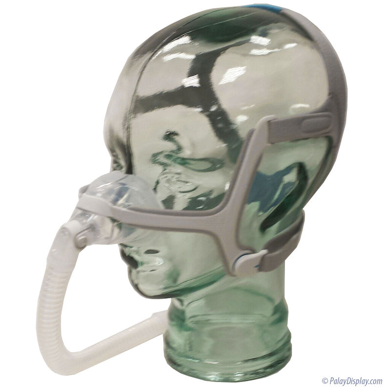 Patient Sleep Supplies Glass Head Display - Spanish 100% Recycled Clear  Glass Head- 11.5 H