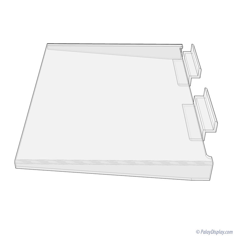 Acrylic Slatwall Shelf | The Display Centre | Shop Fittings