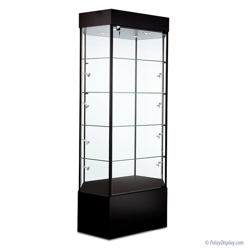 Stretched Hexagonal Tower Display Case Display Case Tower
